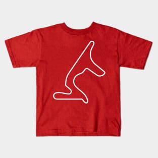 Autodromo Termas de Rio Hondo [outline] Kids T-Shirt